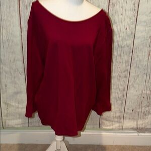 Talbots Deep Red Women's Blouse
